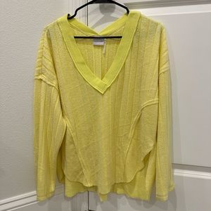 Urban Outfitters Ribbed Long Sleeve Top